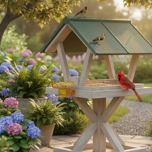 roc-electron (Yellow) Anti-Chew Bird Feeder & Bath Box for Small Birds roc-electron (Yellow) Anti-Chew Bird Feeder & Bath Box for Small Birds