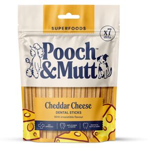 Pooch & Mutt Cheddar Cheese Dental Sticks, Regular, 7pk Pooch & Mutt Cheddar Cheese Dental Sticks, Regular, 7pk