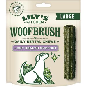 Lily's Kitchen Woofbrush Gut Health Dental Chew - Natural Dental Sticks for Larg Lily's Kitchen Woofbrush Gut Health Dental Chew - Natural Dental Sticks for Larg