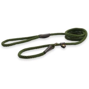 Ancol Heritage Nylon Rope Slip Lead, 1.5 m Length x 8 mm Width, Green Ancol Heritage Nylon Rope Slip Lead, 1.5 m Length x 8 mm Width, Green