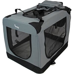 Actiaspet Fabric Pet Carrier Grey Large - FED 67154 Portable Foldable Crate wi Actiaspet Fabric Pet Carrier Grey Large - FED 67154 Portable Foldable Crate wi