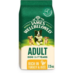 James Wellbeloved Dog Adult Hypoallergenic Dry Food Turkey and Rice 7.5 kg James Wellbeloved Dog Adult Hypoallergenic Dry Food Turkey and Rice 7.5 kg