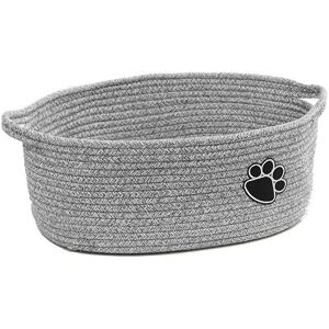 Unbranded Dog Toy Basket and Bin for Dog Cat Storage, Small Woven Rope Basket for Baby Sto Unbranded Dog Toy Basket and Bin for Dog Cat Storage, Small Woven Rope Basket for Baby Sto