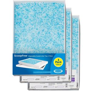 PetSafe ScoopFree Replacement Blue Crystal Litter Tray - Odour Control, Dust-Fre PetSafe ScoopFree Replacement Blue Crystal Litter Tray - Odour Control, Dust-Fre