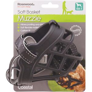Rosewood Soft Basket Muzzle for Dogs – Padded Straps for Comfort, Ideal for Bite Rosewood Soft Basket Muzzle for Dogs – Padded Straps for Comfort, Ideal for Bite