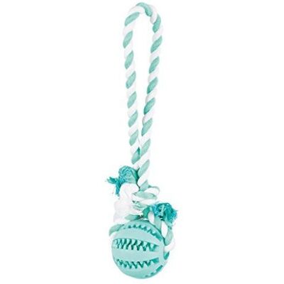 Trixie Ball On A Rope, Natural Rubber Ø 7cm/24cm - Ropecm 7cm24cm Dog Toy - tri Trixie Ball On A Rope, Natural Rubber Ø 7cm/24cm - Ropecm 7cm24cm Dog Toy - tri