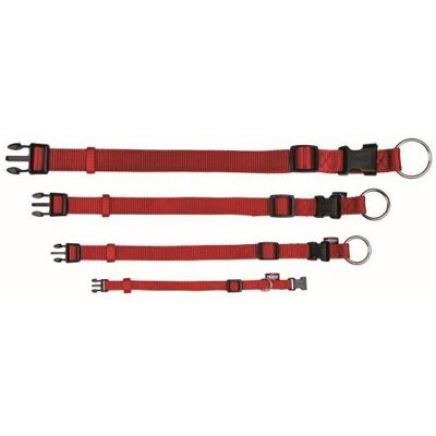Trixie Premium Dog Collar, 35 - 55 x 20 Mm, Red - Collar Nylon Adjustable - tri Trixie Premium Dog Collar, 35 - 55 x 20 Mm, Red - Collar Nylon Adjustable - tri