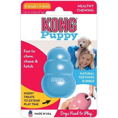 KONG - Puppy Durable Rubber Chew Toy - X-Small - Dog Toy KONG - Puppy Durable Rubber Chew Toy - X-Small - Dog Toy