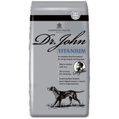 Dr. John Titanium Chicken Vegetables Dog Food - 15kg Dr. John Titanium Chicken Vegetables Dog Food - 15kg