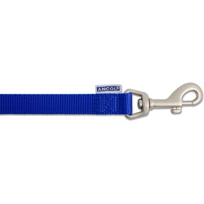 Ancol Heritage Nylon Padded Lead Blue 25mm X1m Ancol Heritage Nylon Padded Lead Blue 25mm X1m