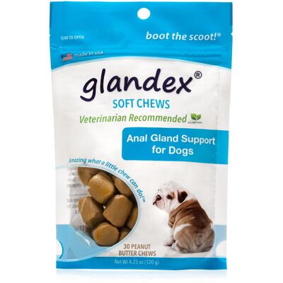 Glandex® Glandex Soft Chews 30 Count, Anal Gland Fiber & Probiotic Digestive Supplement f Glandex® Glandex Soft Chews 30 Count, Anal Gland Fiber & Probiotic Digestive Supplement f