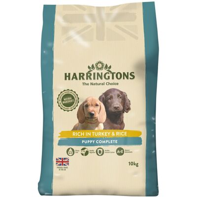 Harringtons - Puppy Food Complete Turkey & Rice - Dog Food Harringtons - Puppy Food Complete Turkey & Rice - Dog Food