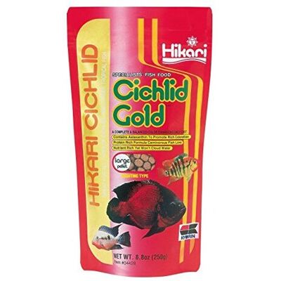 Hikari Cichlid Gold Mini Pellets - Fish Food - 250G Hikari Cichlid Gold Mini Pellets - Fish Food - 250G