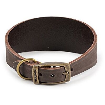 Ancol Timberwolf Sable Leather Dog Collar - Dog Collar Ancol Timberwolf Sable Leather Dog Collar - Dog Collar