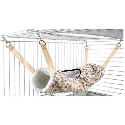Little-Friends Little Friends Tunnel Tube Rat Ferret Toy, Cheetah Print Little-Friends Little Friends Tunnel Tube Rat Ferret Toy, Cheetah Print