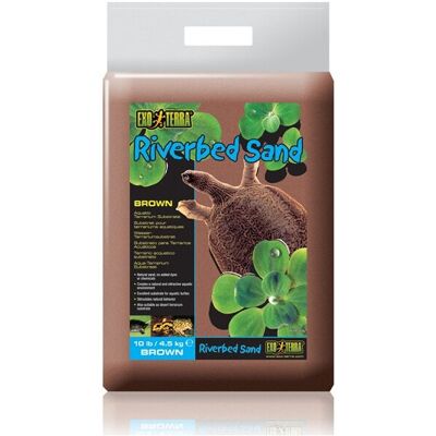 Exo Terra Riverbed Sand Brown 4.5 kg - Reptile Substrate Exo Terra Riverbed Sand Brown 4.5 kg - Reptile Substrate
