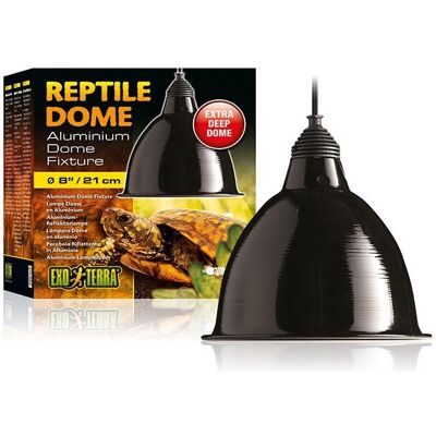 Exo Terra Reptile Dome - Aluminium Reflektorlampe, groß - 21,0 x 23,0 x 21,8 cm Exo Terra Reptile Dome - Aluminium Reflektorlampe, groß - 21,0 x 23,0 x 21,8 cm