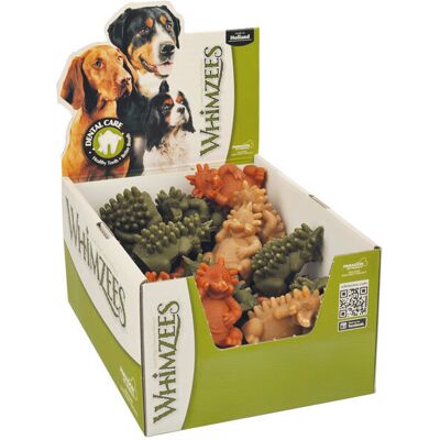 Whimzees Natural Dental Sticks Chew Dog Treats, Hedgehog - Large Box Of 30 Whimzees Natural Dental Sticks Chew Dog Treats, Hedgehog - Large Box Of 30