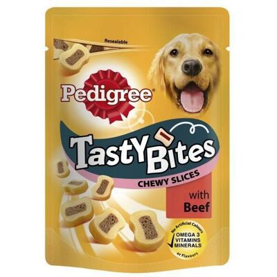 Pedigree - Tasty Bites Beef Flavoured Chewy Slice - Beef Flavoured - Chewy Slice - Dog Treats Pedigree - Tasty Bites Beef Flavoured Chewy Slice - Beef Flavoured - Chewy Slice - Dog Treats