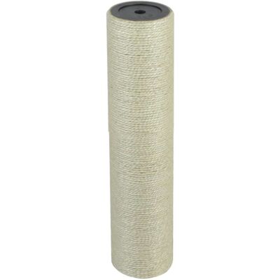 vidaXL Cat Scratching Post 8x35cm 10mm Beige Kitten Scratch Pole Stand Tree vidaXL Cat Scratching Post 8x35cm 10mm Beige Kitten Scratch Pole Stand Tree