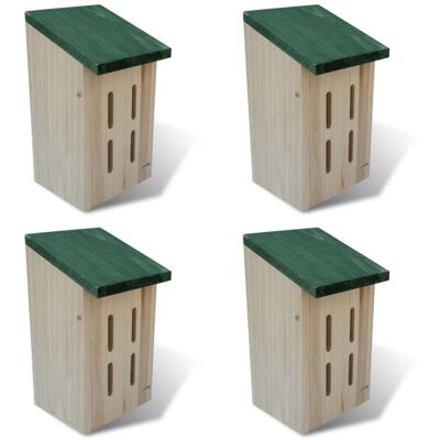 vidaXL Butterfly House 14 x 15 x 22 cm set of 4 - Butterfly House vidaXL Butterfly House 14 x 15 x 22 cm set of 4 - Butterfly House