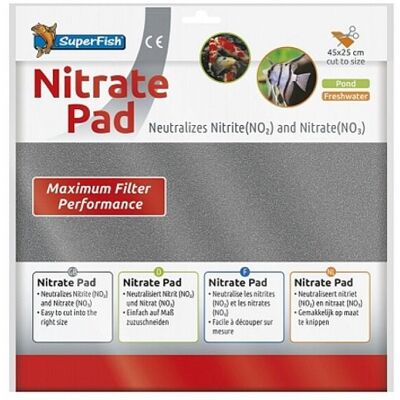 SuperFish Nitrate Pad - Filter Material for Aquariums SuperFish Nitrate Pad - Filter Material for Aquariums