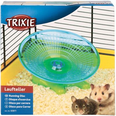 Trixie Running Plastic Disc, 17cm - Exercise Disc Wheel Mice Hamster Hamsters - Trixie Running Plastic Disc, 17cm - Exercise Disc Wheel Mice Hamster Hamsters -