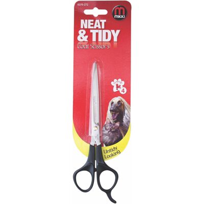 Mikki Dog Coat Scissors - 19cm - Durable, Precise, Safe Mikki Dog Coat Scissors - 19cm - Durable, Precise, Safe