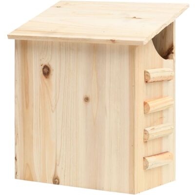 vidaXL Solid Firwood Bat House Garden Wooden Wildlife Nesting Habitat House vidaXL Solid Firwood Bat House Garden Wooden Wildlife Nesting Habitat House