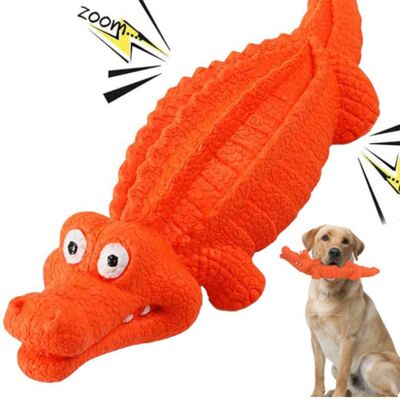 Unbranded Dog Squeaky Chew Crocodile Interactive Toys Durable Rubber Indestructible Traini Unbranded Dog Squeaky Chew Crocodile Interactive Toys Durable Rubber Indestructible Traini