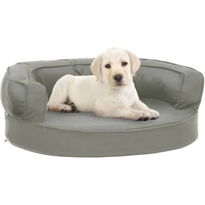 vidaXL Dog Bed Mattress Linen Look Grey - Dog Bed vidaXL Dog Bed Mattress Linen Look Grey - Dog Bed