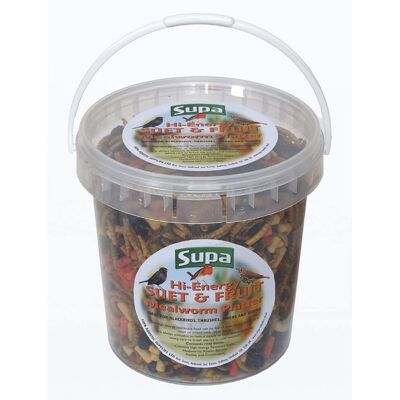 Supa - Mealworms - 1 Litre - Bird Food Supa - Mealworms - 1 Litre - Bird Food