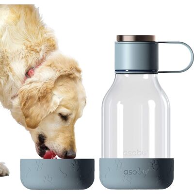 Asobu Water Bottle and Dog Bowl - 1.5L, Blue Asobu Water Bottle and Dog Bowl - 1.5L, Blue