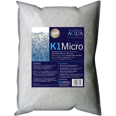 Evolution Aqua K1 Micro Media 25 Litres Evolution Aqua K1 Micro Media 25 Litres