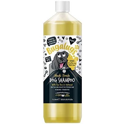 Dog Shampoo for Itchy Skin by Bugalugs Antibacterial And Antifungal Natural Medi Dog Shampoo for Itchy Skin by Bugalugs Antibacterial And Antifungal Natural Medi