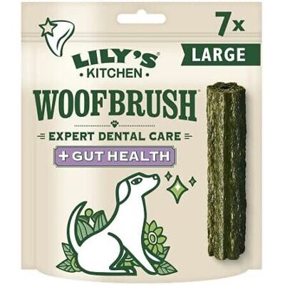 Lily's Kitchen Woofbrush Gut Health Dental Chew - Natural Dental Sticks for Larg Lily's Kitchen Woofbrush Gut Health Dental Chew - Natural Dental Sticks for Larg