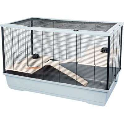 Little-Friends - Langham XL - Grey - 2 Tiers - Pet Cage Little-Friends - Langham XL - Grey - 2 Tiers - Pet Cage