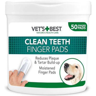 Vets Best Store Vet's Best Dental Care Finger Wipes Reduces Plaque & Freshens Breath Teeth C Vets Best Store Vet's Best Dental Care Finger Wipes Reduces Plaque & Freshens Breath Teeth C