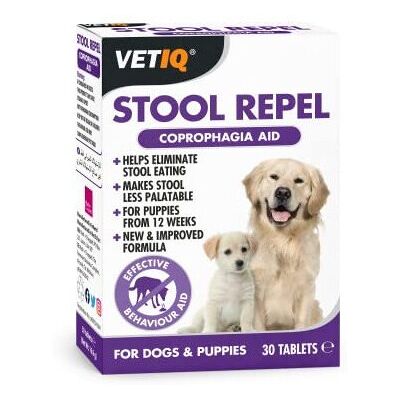 VetIQ Stool Repel Coprophagia Aid, 30 Tablets, Pet Supplement Helps Eliminate St VetIQ Stool Repel Coprophagia Aid, 30 Tablets, Pet Supplement Helps Eliminate St