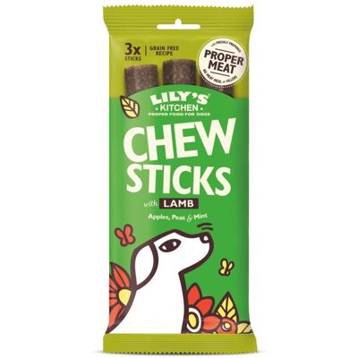 Lily's Kitchen Dog Chew Sticks with Lamb 120g (Pack of 10) Lily's Kitchen Dog Chew Sticks with Lamb 120g (Pack of 10)