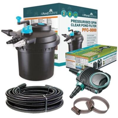 AllPondSolutions PRESSURISED SPIN CLEAR POND FILTER PFC-8000 AllPondSolutions PRESSURISED SPIN CLEAR POND FILTER PFC-8000