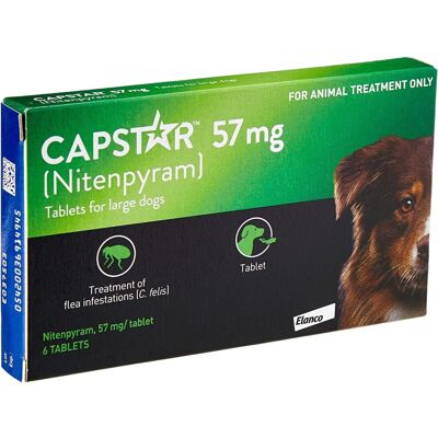 Capstar - Flea Treatment Tablet - Medium/Large - 6 pack Capstar - Flea Treatment Tablet - Medium/Large - 6 pack