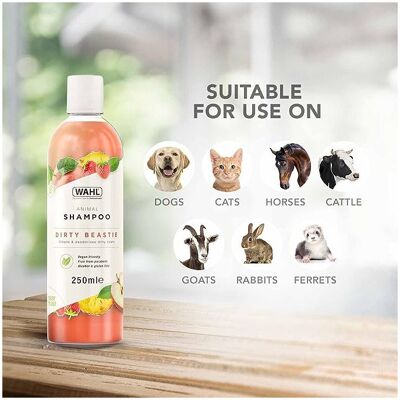 Wahl Dirty Beastie Shampoo, Dog Shampoo, Shampoo for Pets, Natural Pet Friendly Wahl Dirty Beastie Shampoo, Dog Shampoo, Shampoo for Pets, Natural Pet Friendly