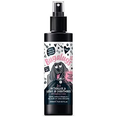 BugALugs - Dog Detangler - leave-in - de-matting - wheat protein - Dog Detangler Spray BugALugs - Dog Detangler - leave-in - de-matting - wheat protein - Dog Detangler Spray