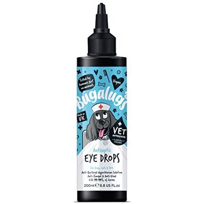 BugaLugs - Dog Eye Drops - 200ml - antiseptic - eye drops BugaLugs - Dog Eye Drops - 200ml - antiseptic - eye drops