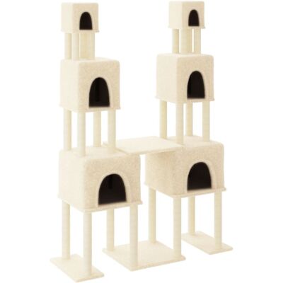 vidaXL Cat Tree with Sisal Posts - Cat Tower - 199 cm vidaXL Cat Tree with Sisal Posts - Cat Tower - 199 cm