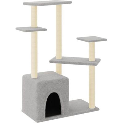 vidaXL Cat Tree with Sisal Posts - Cat Tower for Cats vidaXL Cat Tree with Sisal Posts - Cat Tower for Cats