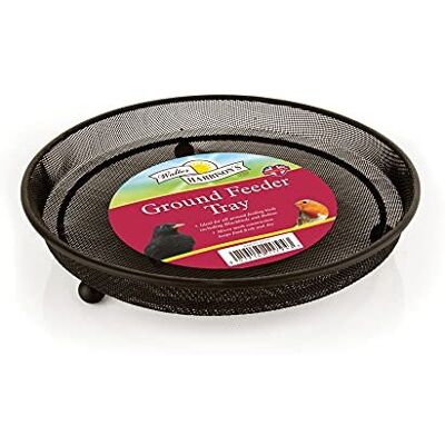 Walter Harrison's Metal Ground Feeding Tray - 22cm Walter Harrison's Metal Ground Feeding Tray - 22cm