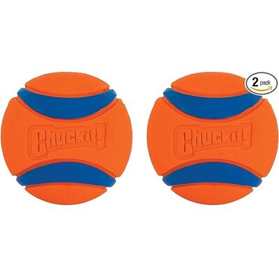 ChuckIt! Ultra Ball Dog Toy, Durable High Bounce Floating Rubber Dog Ball, Launc ChuckIt! Ultra Ball Dog Toy, Durable High Bounce Floating Rubber Dog Ball, Launc