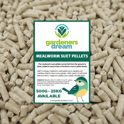 GardenersDream - Mealworm Suet Pellets - 12.5kg GardenersDream - Mealworm Suet Pellets - 12.5kg
